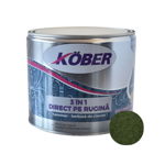 Vopsea alchidica pentru metal Kober 3 in 1 Hammer,interior/exterior, verde, 2.5 l , Hammer