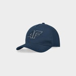 Șapcă cu cozoroc strapback pentru băieți - bleumarin, 4F Sportswear