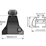 Bare transversale Menabo Omega Aluminiu pentru Mercedes B (W245), 5 usi, model 2005-2011, Menabo