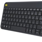 Tastatura Wireless Logitech K400 Plus Dark Touchpad USB Black