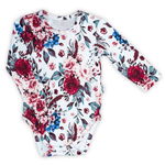 Body cu maneca lunga bumbac 100% (180097) Colectia Kate 2021 Marimea 98, NICOL