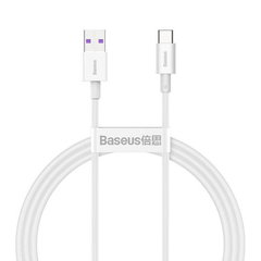 Cablu de date Baseus Superior CATYS-02 USB - USB-C, 1m, White