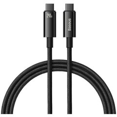 Baseus - Data Cable Tungsten Gold CAWJ040001 - Type-C to Type-C Fast Charging 240W 1m - Black
