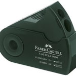 Ascutitoare Plastic Dubla Sleeve Verde Faber-Castell, Faber Castell