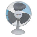 Ventilator de birou Albatros V30A, 3 Viteze, 38W, 30 cm (Alb/Mov)