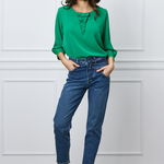 Blugi Hannelore negri skinny