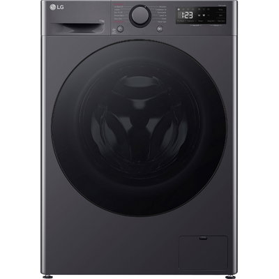 Masina de spalat rufe LG F4WR511S2M, 11 kg, 1400 rpm, Clasa A, Motor AI Direct Drive, TurboWash, Smart Diagnosis, Negru