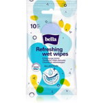 BELLA Refreshing wet wipes Servetele umede cu efect revigorant 10 buc, BELLA