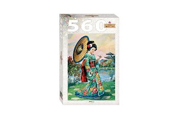 Puzzle Step - Japanese Woman, 560 piese (78109), Step