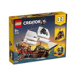 Constructor LEGO Creator 3 în 1 - Corabie de pirati (31109)