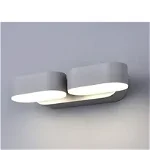 Lampa LED Perete Epistar 2x6W Corp Gri Rotabil 12W Alb Cald, Optonica