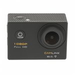Camera video de actiune Full HD 1080p Wi-Fi negru Camlink VE-CL-AC21