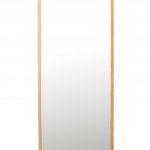 Oglinda Mona, Metal, Auriu, 40.5x2.5x119.5 cm, Jolipa