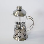 Infuzor ceai si cafea Ertone, 600 ml, sticla, inox, argintiu, www.lichidarestoc.com