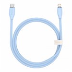 Cablu de date rapid BASEUS Jelly USB-C la Lightning 20W 2m (albastru) CAGD020103, BASEUS