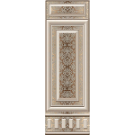 Faianta bucatarie rectificata glazurata Lugo Royal HL, maro, lucios, model, 75 x 25 cm, Mathaus