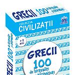 Joc educativ Civilizatii: Grecii, 100 de intrebari si raspunsuri, DPH, 10-11 ani +, DPH