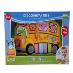 Tableta muzicala pentru bebelusi Ntoys Discovery Bus, Ntoys