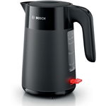 BOSCH Fierbator de apa Bosch TWK2M163, 1.7l, filtru de calcar,oprire automata, protectie impotriva supraincalzirii si functionarii fara apa, oprire in momentul ridicarii canii de pe suport, Negru, BOSCH