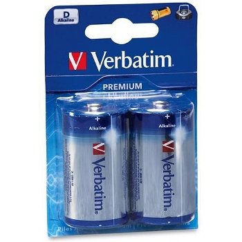 Acumulator Verbatim Premium, 2x D LR20 blister, Verbatim