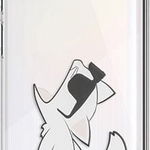 Husa de protectie  Choupette Fun pentru Samsung Galaxy A41 - Transparent, Karl Lagerfeld