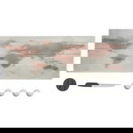 vidaXL Tablă magnetică de perete, 60 x 20 cm, sticlă
