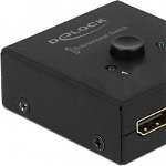 Delock Switch bidirektional HDMI 2 - 1 4k 60Hz kompakt Delock, Delock