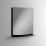 Oglindă Nikko, 90x13x70 cm, metal/sticlă, negru
