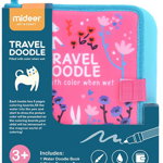 Kit de desen cu apa MiDeer roz travel doodle