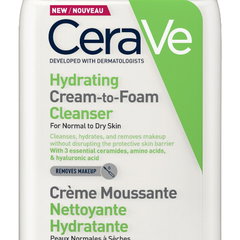 Crema de curatare spumanta si hidratanta pentru ten normal-uscat, 236ml, Cerave, CERAVE