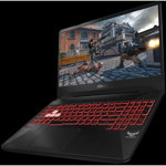 Notebook / Laptop ASUS Gaming 15.6'' TUF FX505GE, FHD 120Hz, Procesor Intel® Core™ i7-8750H (9M Cache, up to 4.10 GHz), 8GB DDR4, 1TB SSHD, GeForce GTX 1050 Ti 4GB, No OS, Black