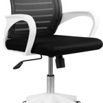 Krzesło biurowe Sofotel Batura Biało-czarny, Sofotel