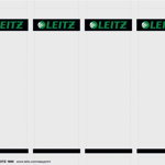 Etichete de carton printabile, pentru biblioraftul Leitz, 80 mm, 100buc/set, Leitz