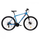 Bicicleta MTB Colinelli COL05, Marimea M, 29 inch, Albastru, Schimbator Shimano, 21 Viteze, Cadru Otel, Frane pe Disc, Colinelli