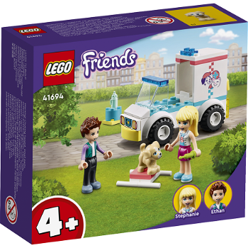 LEGO Friends - Ambulanta clinicii animalutelor 41694 (produs cu ambalaj deteriorat)