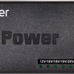 Incarcator laptop universal Spacer 96W, 9 tipuri de mufe, voltaj