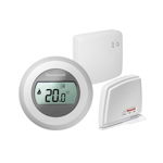 Termostat de ambient pentru centrala Honeywell Home Round BDR91, cu gateway, inteligent, wireless, programabil