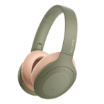 Casti Over the Ear Sony WH-H910NG, Wireless, Bluetooth, Noise cancelling, Microfon, Autonomie 35 ore, Verde