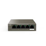 Switch 4 porturi Gigabit PoE, fara management, 1 port Uplink Gigabit - Tenda TEG1105P-4-63W, Tenda