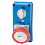 Priza industriala cu interblocaj verticala - WITHOUT BOTTOM - WITH FUSE-HOLDER BASE - 3P+E 32A 380-415V - 50/60HZ 3H - IP67, Gewiss