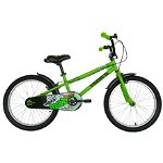 Bicicleta baieti VELORS V2001A, roata 20", C-Brake, cosulet, 7-10 ani, verde/negru, VELORS