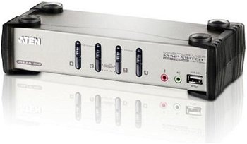 Switch KVM aten KVM 2/1 CS-1732B USB 2.0 PS / 2 audio OSD (CS-1732B), Aten