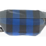 Burberry Gingham-Checkered Sonny Belt Bag Light Blue