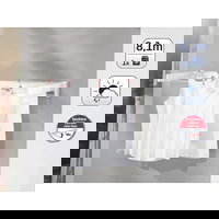 Leifheit uscator rufe cu montare pe perete telegant plus 100 alb 83100, Leifheit