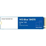 SSD WD Blue SN570 250GB M.2 2280 PCIe Gen3 x4 NVMe TLC  Read/Write: 3300/1200 MBps  IOPS 190K/210K  TBW: 150