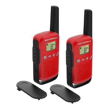 Statie radio PMR portabila Motorola TALKABOUT T42 RED, set cu 2 buc, Motorola