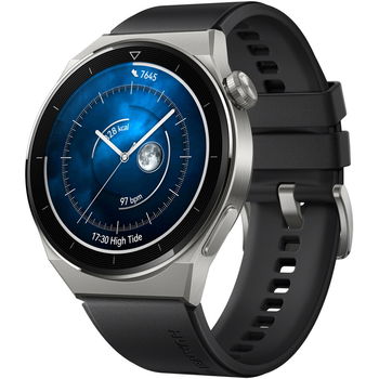 Huawei Smartwatch Huawei Watch GT 3 PRO, Fluoroelastomer Strap, Negru, Huawei