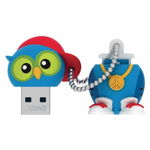 Stick USB 2.0, Emtec, Model bufnita, M341, 16 GB, Multicolor, Emtec
