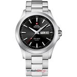 Ceas barbatesc Swiss Military SMP36040.22, 42mm, 5ATM, Argintiu