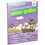 Carte de colorat si activitati cu semne grafice, Editura Gama, 4-5 ani +, Editura Gama